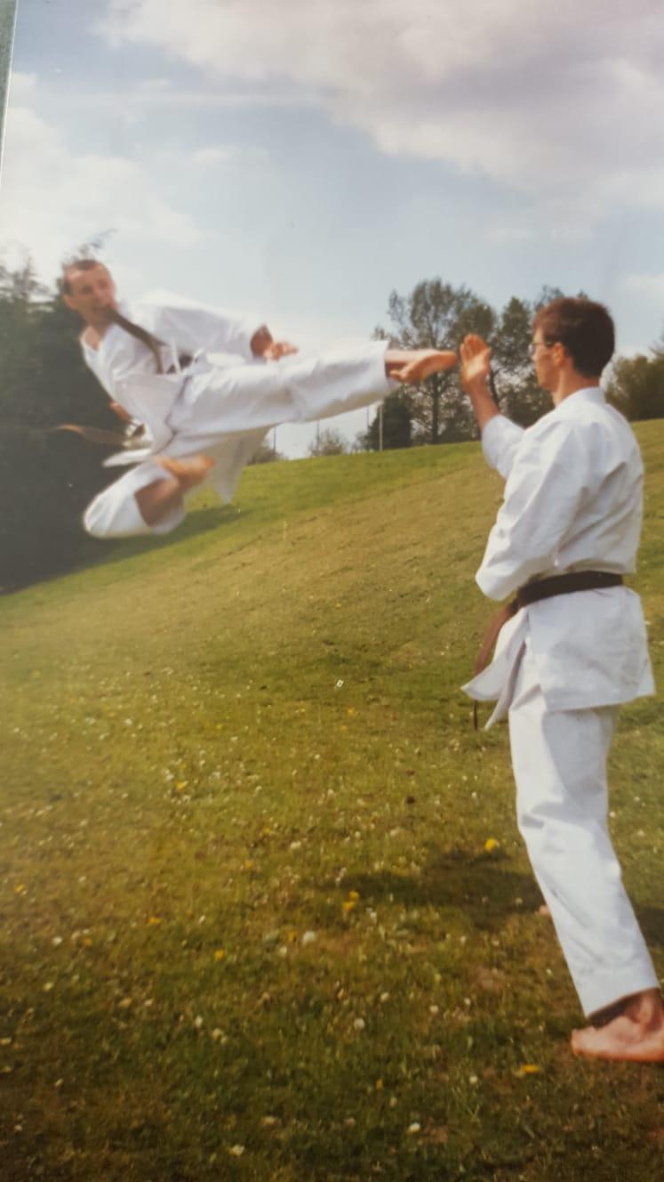 Mai 1993 / kurz vor der Shodan-Prüfung im Crystal Palace (London)