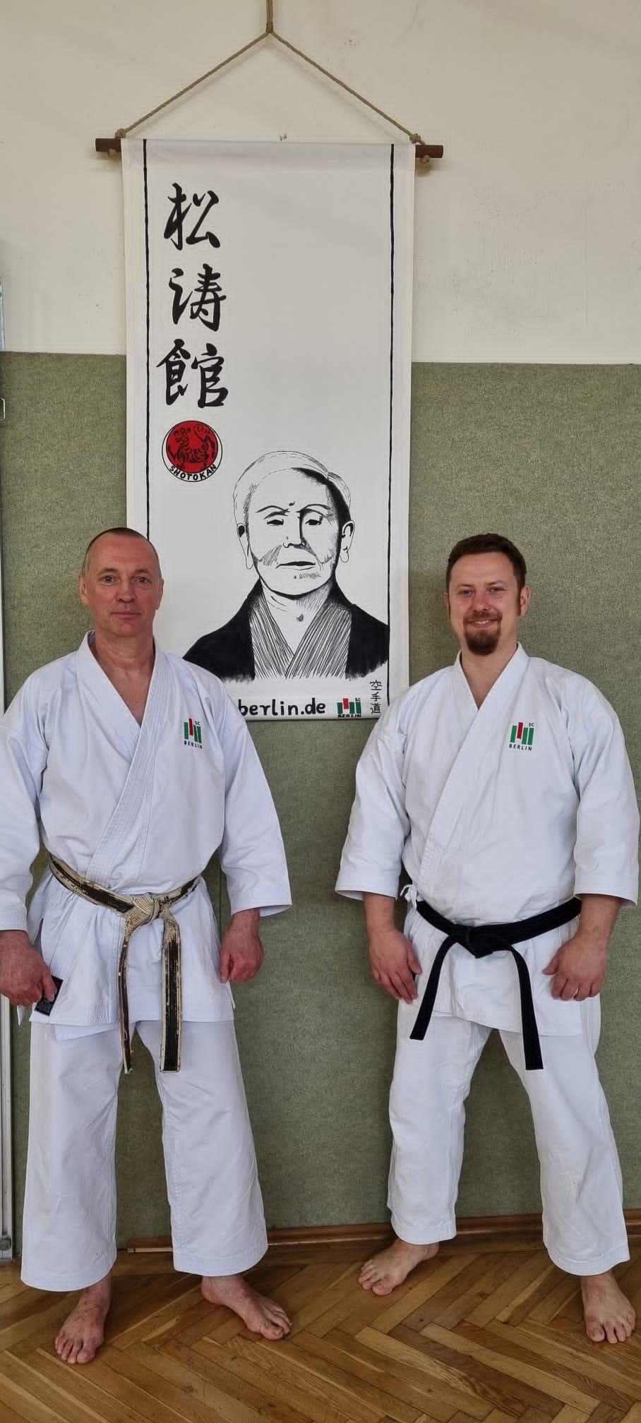 04/2022 Mit Abteilungsleiter Judo/Karate im SC berlin: Sportsfreund Julien Tieke