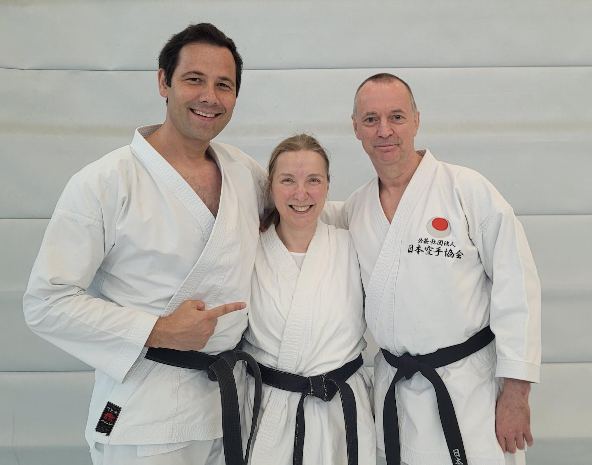 06/2024 Wiedersehen mit Beate. Sie war Sempai im Dojo Adlershof/DDR