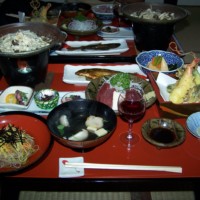 Abendessen im RYOKAN "DAI KICHI"