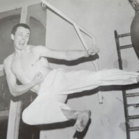 Sommer 1986 / im Universitäts-Dojo