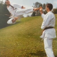 Mai 1993 / kurz vor der Shodan-Prüfung im Crystal Palace (London)