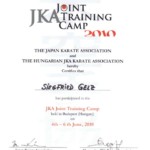 Budapest - JKA Certificate