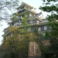 Die schwarze Burg von OKAYAMA