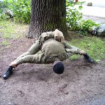 07/2007 als Veteran der Anti-Terror-Einheit zu Gast beim HKX der NVA-Fallschirmjäger/ fit mit 44...beim Aufwärmtraining