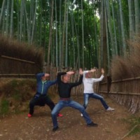 Spass muss sein im Bambushain