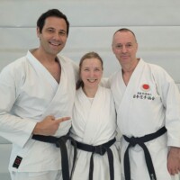 06/2024 Wiedersehen mit Beate. Sie war Sempai im Dojo Adlershof/DDR