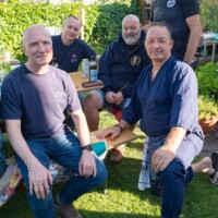 06/2024 Fujinaga-Schüler aus Berlin und Leipzig nach dem Lehrgang mit Nemoto-Sensei